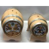 Barrel for wine or liquor, with cap and tap