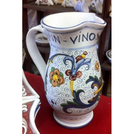 Jug "In vino veritas" (in wine there is the truth)