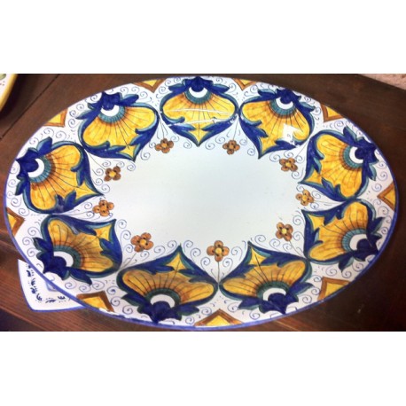 Tray "Pavone" (ceramic)