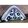 Ceramic napkin holder, "Zaffera" style