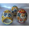 Small ceramic candle holder egg