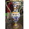 Ceramic amphora, rich Deruta style