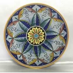 Piatto d'arredo in ceramica Deruta