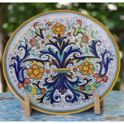 Deruta ceramic furnishing plate, "rich Deruta" style