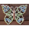 Ceramic butterfly, hand painted