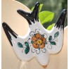 Hand-painted ceramic swallow