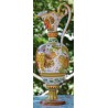 Deruta ceramic jug, with handle