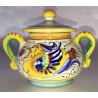 Deruta Ceramic Sugar bowl, raffaellesco style