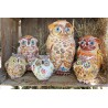 Deruta ceramic owl, hand painted