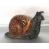 Deruta ceramic snail, hand painted